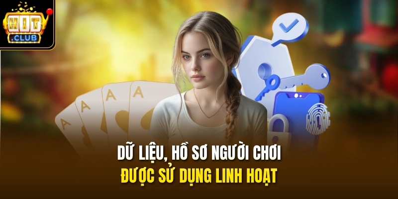 Dữ liệu, hồ sơ người chơi được sử dụng linh hoạt